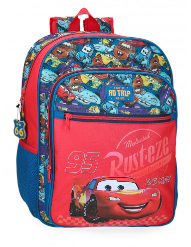 20224D3  ADAPT. BACKPACK  38CM.  CARS RD TRIP